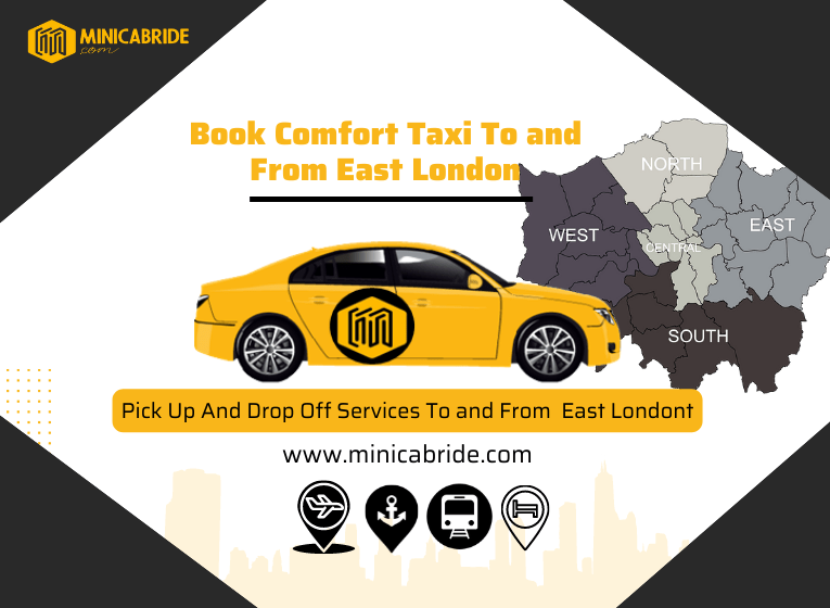 Book Comfort Taxi To and From East London