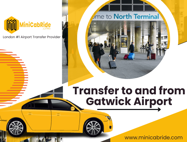 Taxi transfer to and from Gatwick Airport