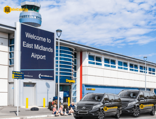 is it easy to get a taxi at East Midlands airport?