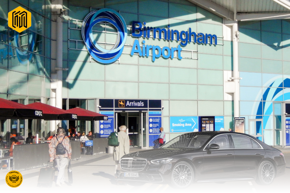 is it easy to get a taxi at Birmingham airport