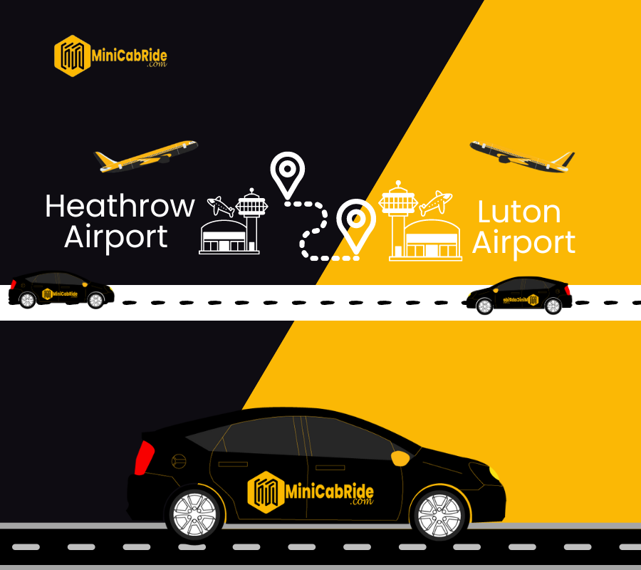 Heathrow Airport to Luton Taxi Transfers