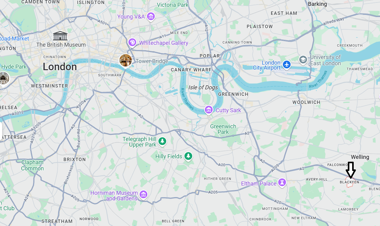 Blackfen City Map