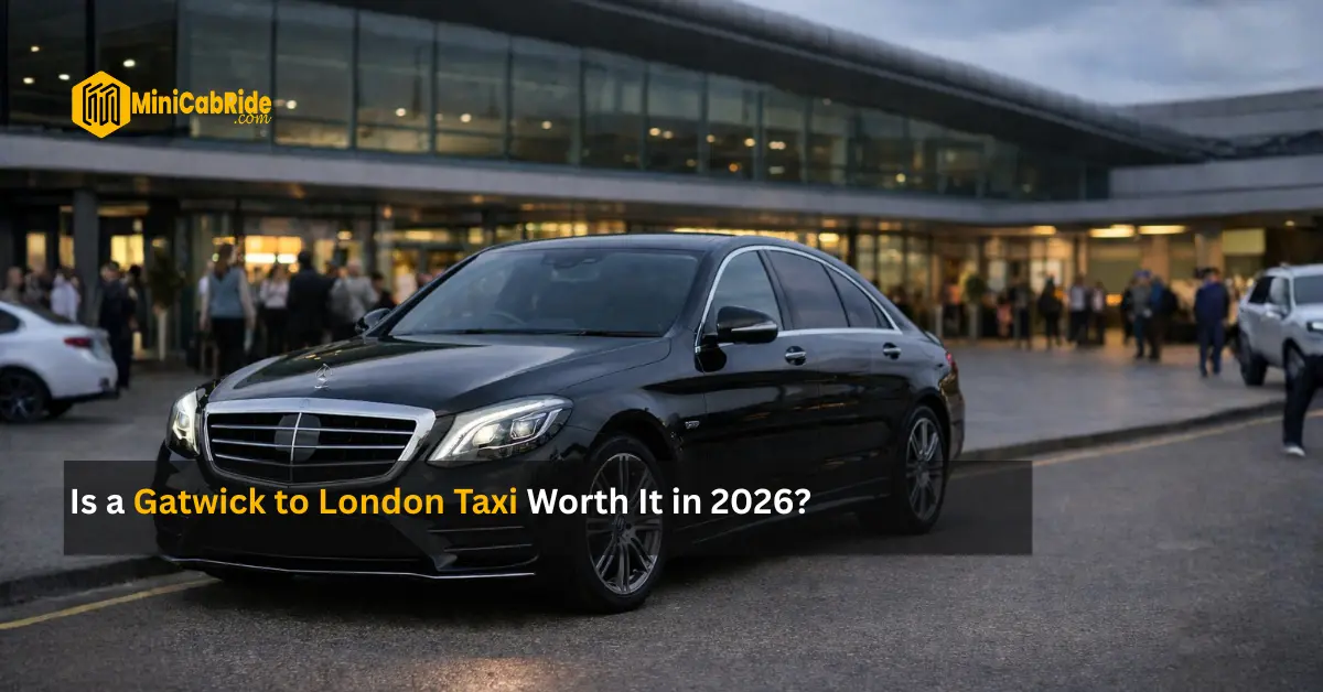 Gatwick to London taxi - MiniCabRide