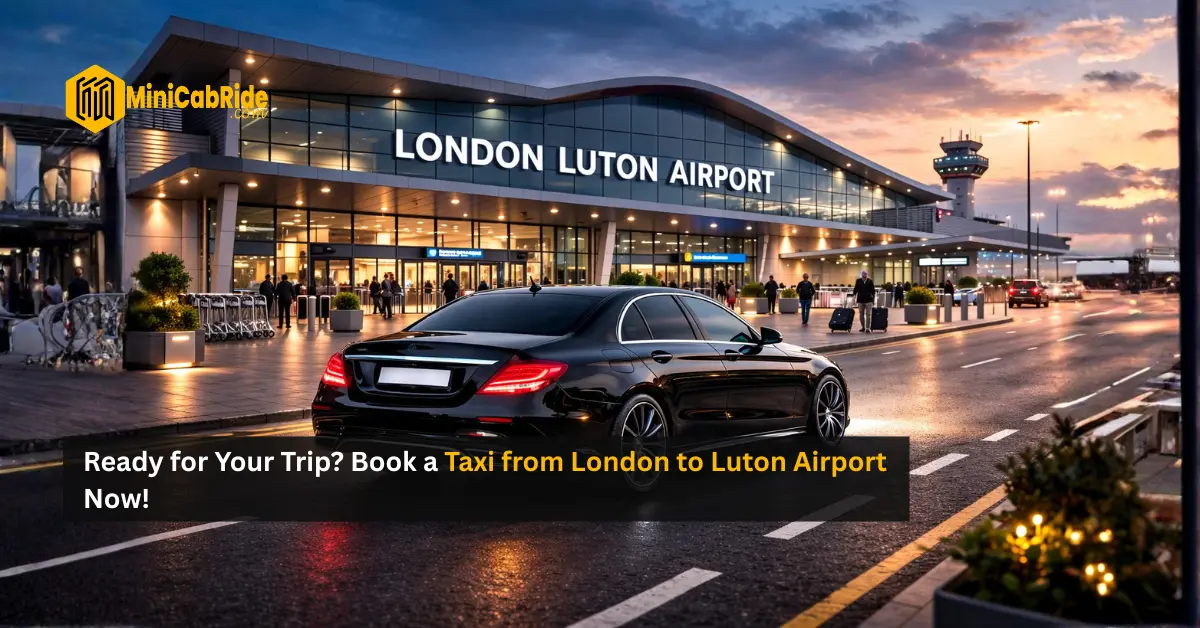 Taxi from London to Luton Airport - MiniCabRide