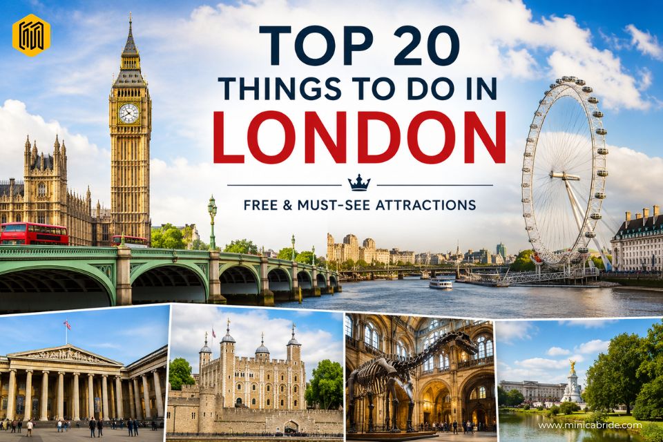 Top 20 things to do in London