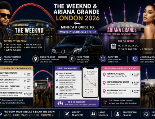 The Weeknd & Ariana Grande London 2026: Minicab Guide to Wembley Stadium & The O2
